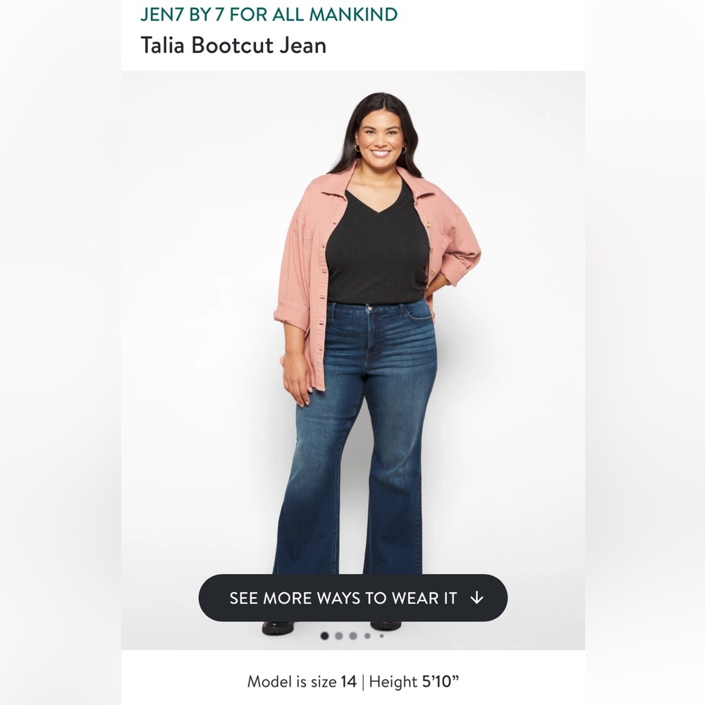 Jen7 by 7 For All Mankind Talia Bootcut Jeans